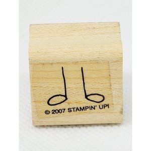 2007 Stampin’ Up Legs Wooden Rubber Stamp